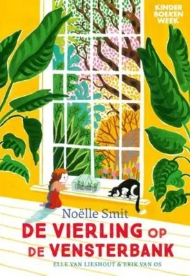 Recensie van ‘De vierling in de vensterbank’, het actieprentenboek van de Kinderboekenweek 2024