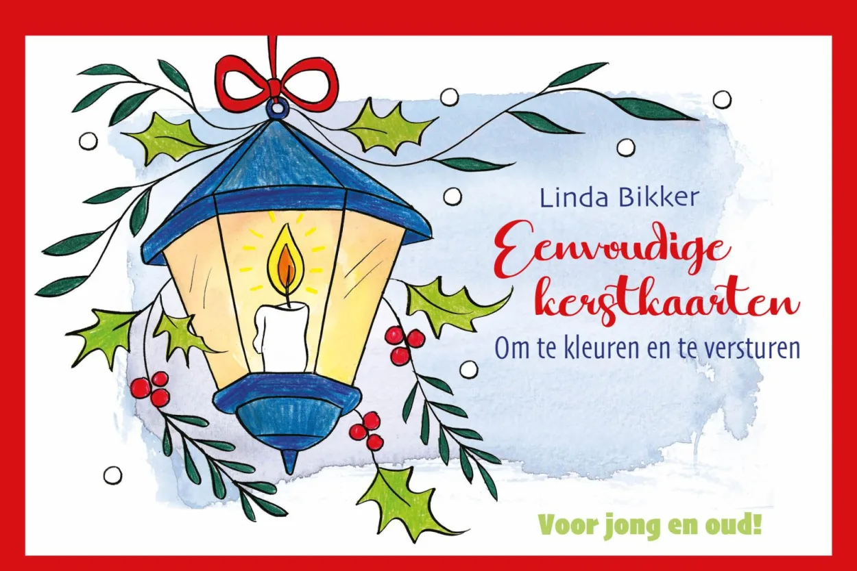 Recensie van ‘Eenvoudige kerstkaarten om te kleuren en te versturen’ van Linda Bikker door Pieter Beens